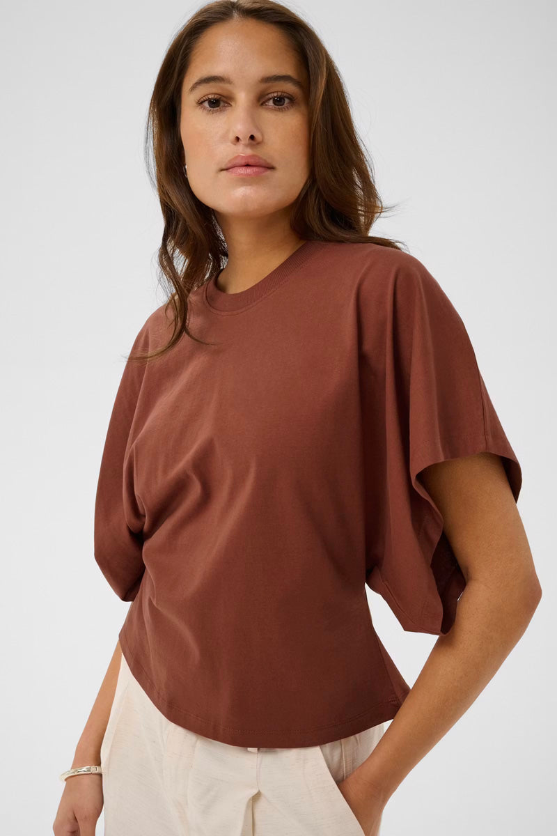 KAFFE KAstormy T-Shirt Henna
