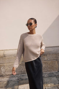 KAFFE KAsolar Pullover Feather Gray