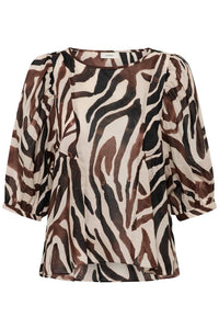 InWear ROSALIE IW Blouse Haze Zebra