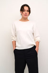 KAFFE KAmerideth Pullover Chalk White