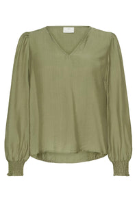 KAFFE KAlufia Blouse-Dusky Green