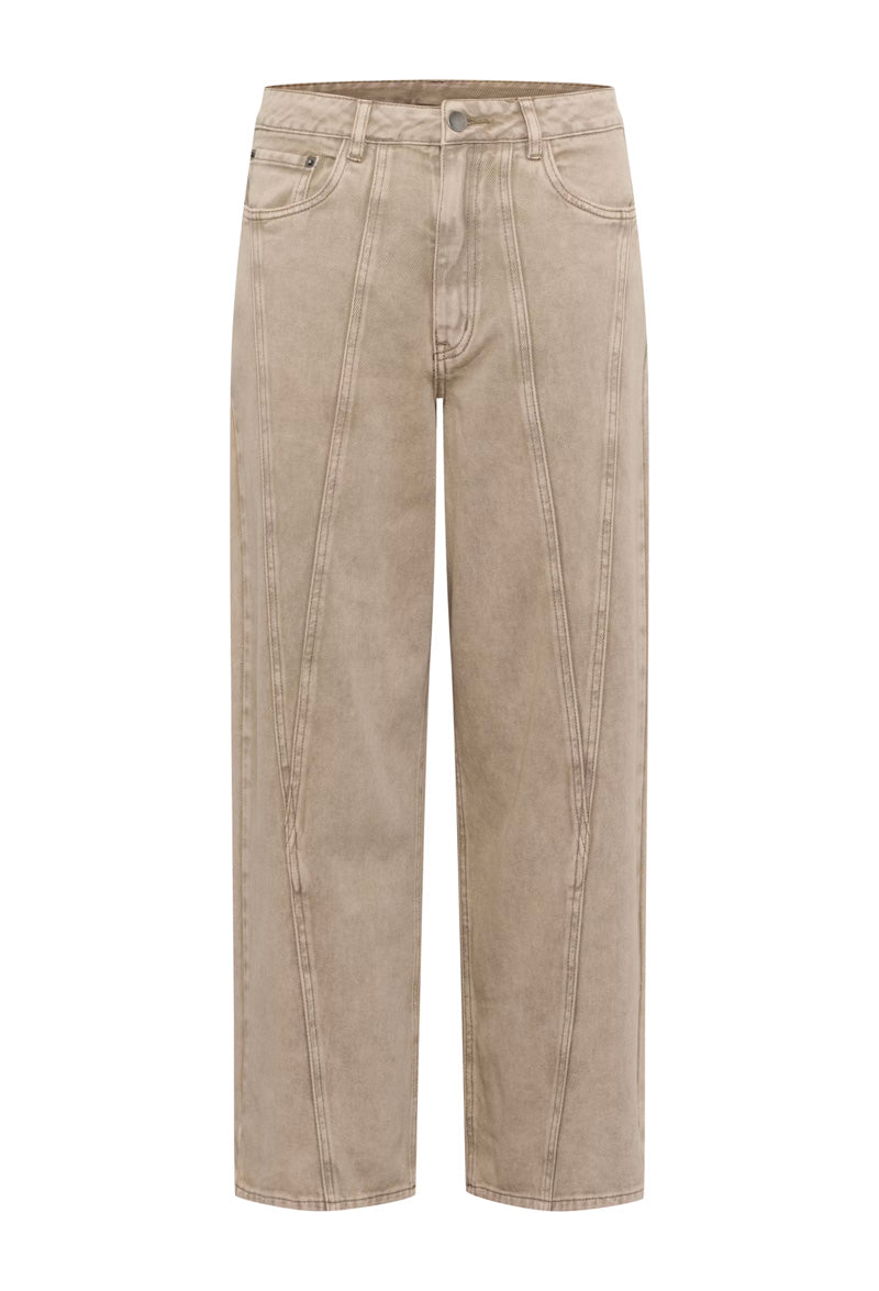 KAFFE KArania HW Jeans Washed Taupe