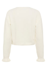 KAFFE KAcourson Cardigan-Chalk White
