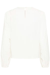 KAFFE KAroxy Blouse Chalk