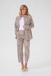 KAFFE KAlisa Cropped Jeans Abstract Leopard