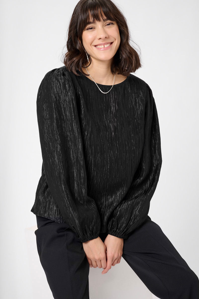 KAFFE KArizz Blouse-Deep Black
