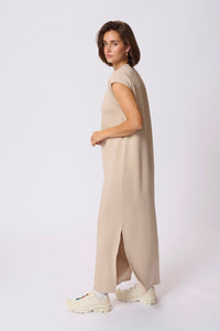 KAFFE KAannika Maxi Dress Feather Grey