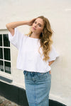 KAFFE KAgabby Blouse Optical White