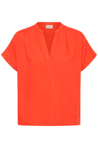 KAFFE KAgina Blouse Poppy Red