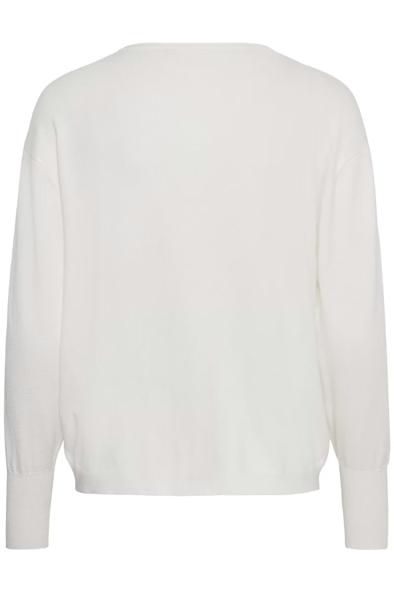 KAFFE KAlizza Mai Pullover-Chalk