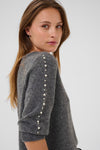 KAFFE KAbetty Pullover Grey Melange