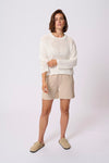 KAFFE KAsolar Knit Pullover Chalk White