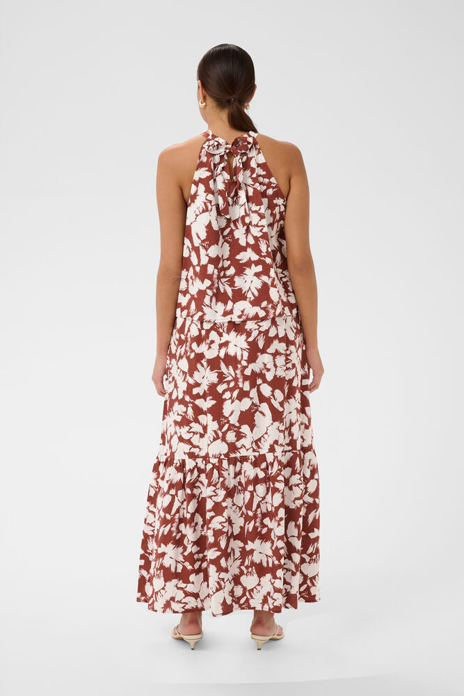 KAFFE KAevie Skirt Henna/Chalk