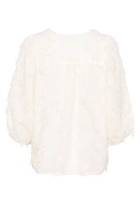 KAFFE KApariva Blouse-Chalk White