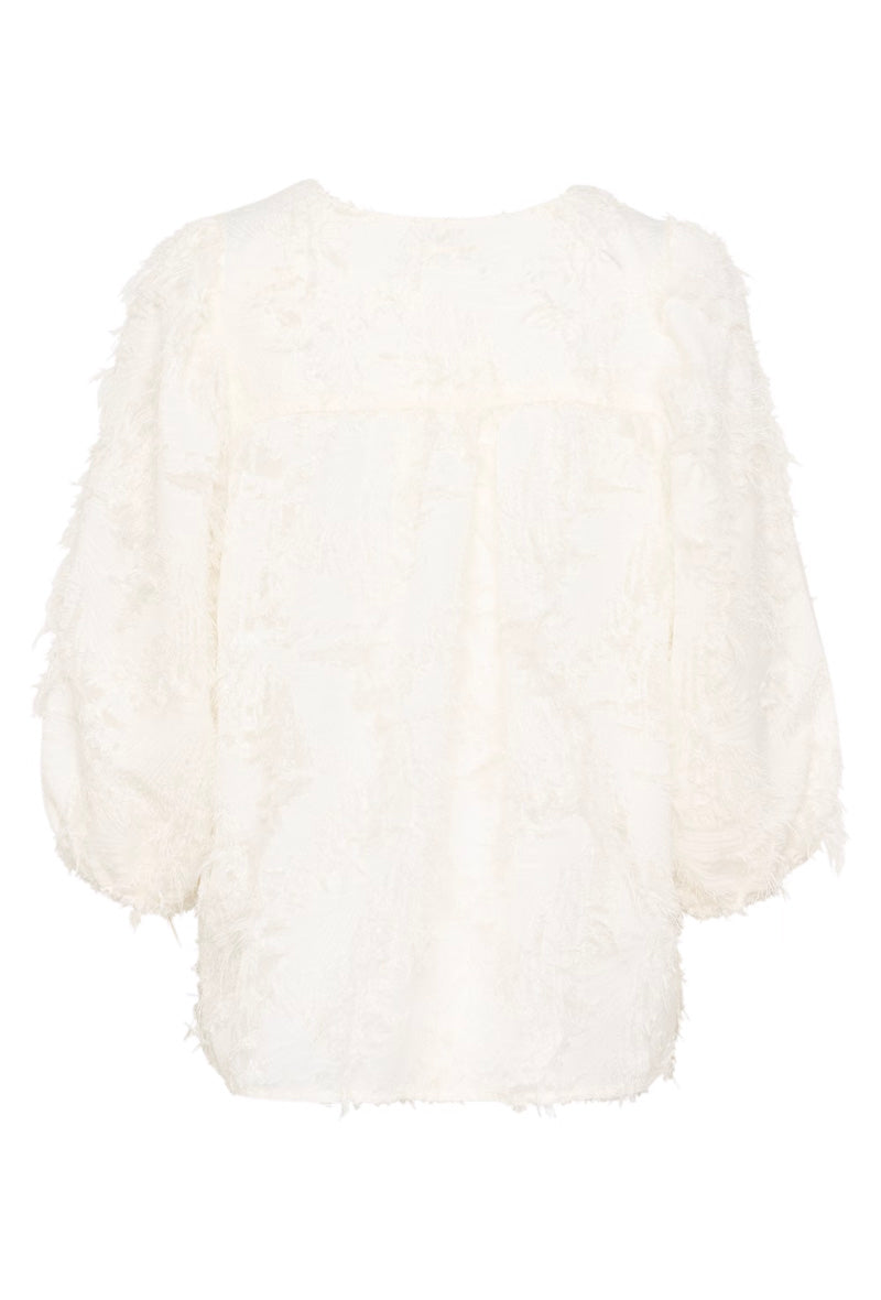KAFFE KApariva Blouse-Chalk White