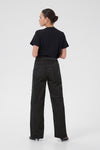 KAFFE KAmolly Needlecord Trousers Black Oyster