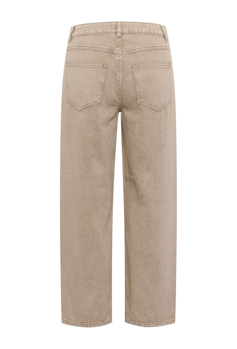 KAFFE KArania HW Jeans Washed Taupe
