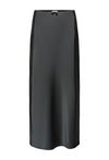 KAFFE KAhill Long Skirt Black Oyster