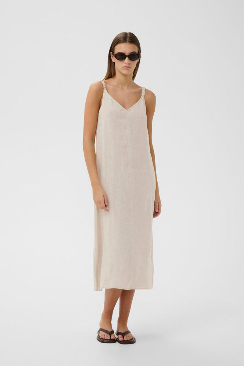 InWear ELINOR IW Linen Dress Stone