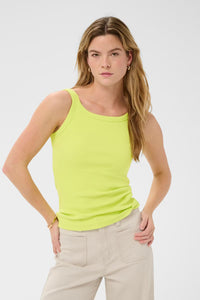KAFFE KAcarna Tank Top Wild Lime