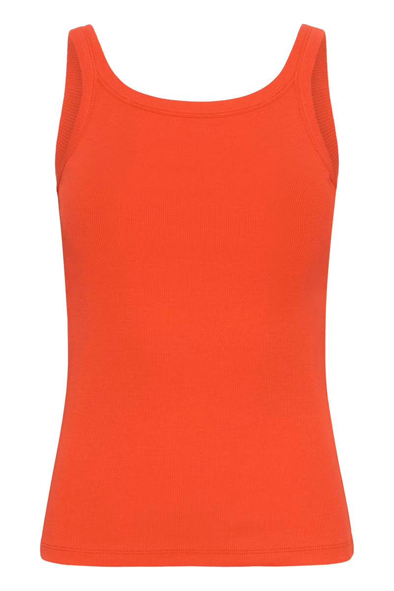 KAFFE KAcarna Tank Top Poppy Red