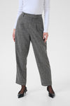 KAFFE KAalba Wide Pants Black Melange