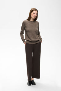 InWear GINCETTE Cropped Pant Chocolate Brown