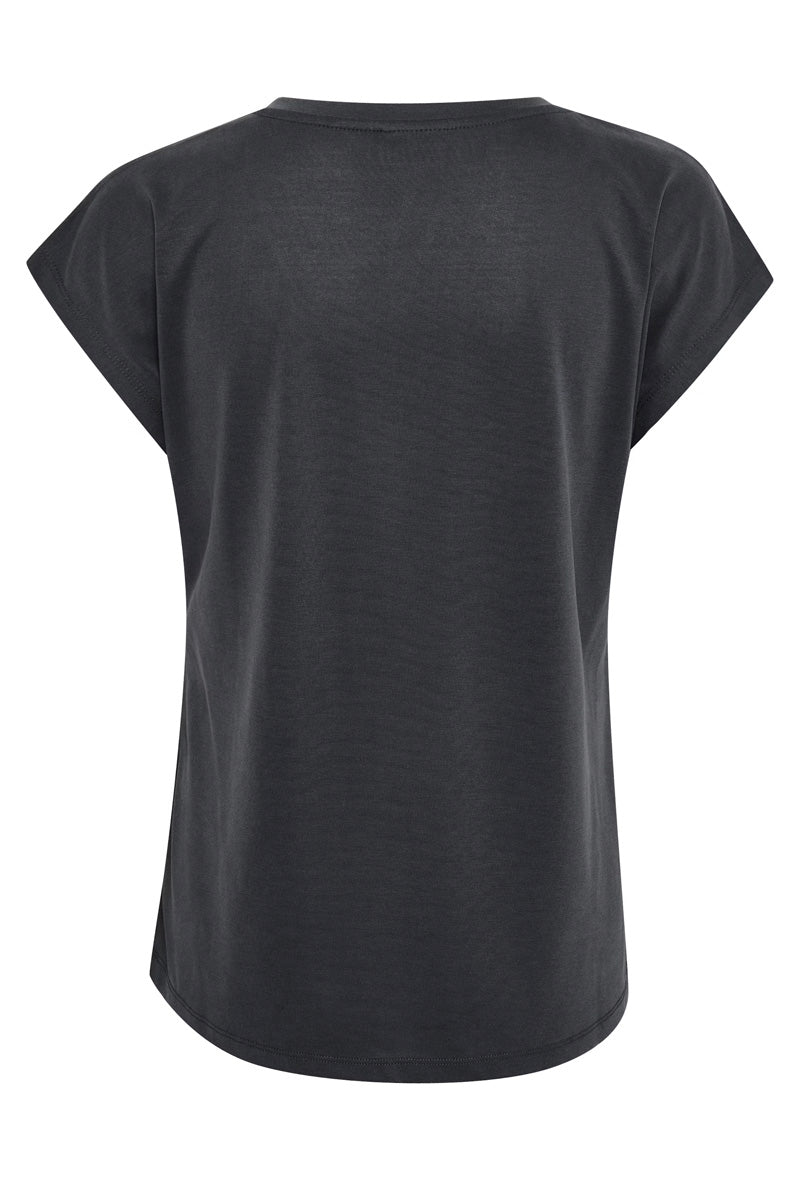 KAFFE KAlise T-Shirt Washed Black