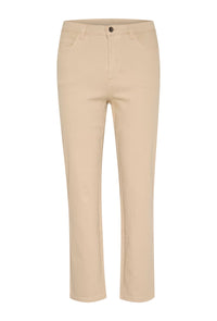 KAFFE KAzelina HW Straight Jeans Feather Gray
