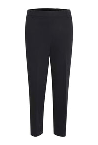 KAFFE KAsakura Cropped Trousers-Black