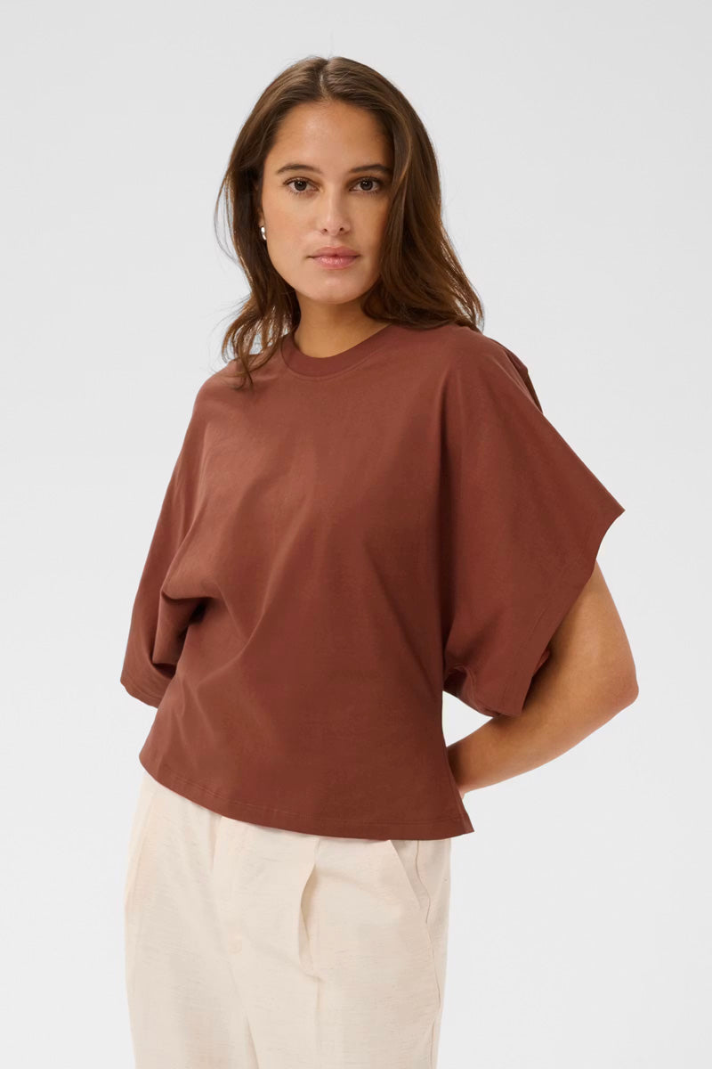 KAFFE KAstormy T-Shirt Henna