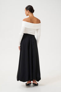 KAFFE KAstine Maxi Skirt Black