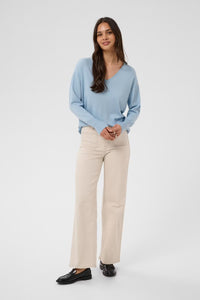 KAFFE KAlizza Mai Pullover-Blue Fog