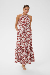 KAFFE KAevie Skirt Henna/Chalk