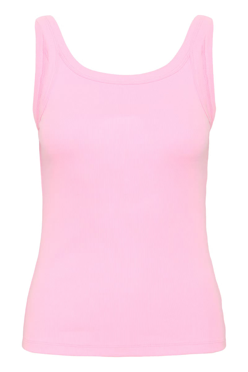 KAFFE KAcarna Tank Top Pink Frosting