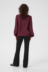 KAFFE KAvivy Blouse-Windsor Wine
