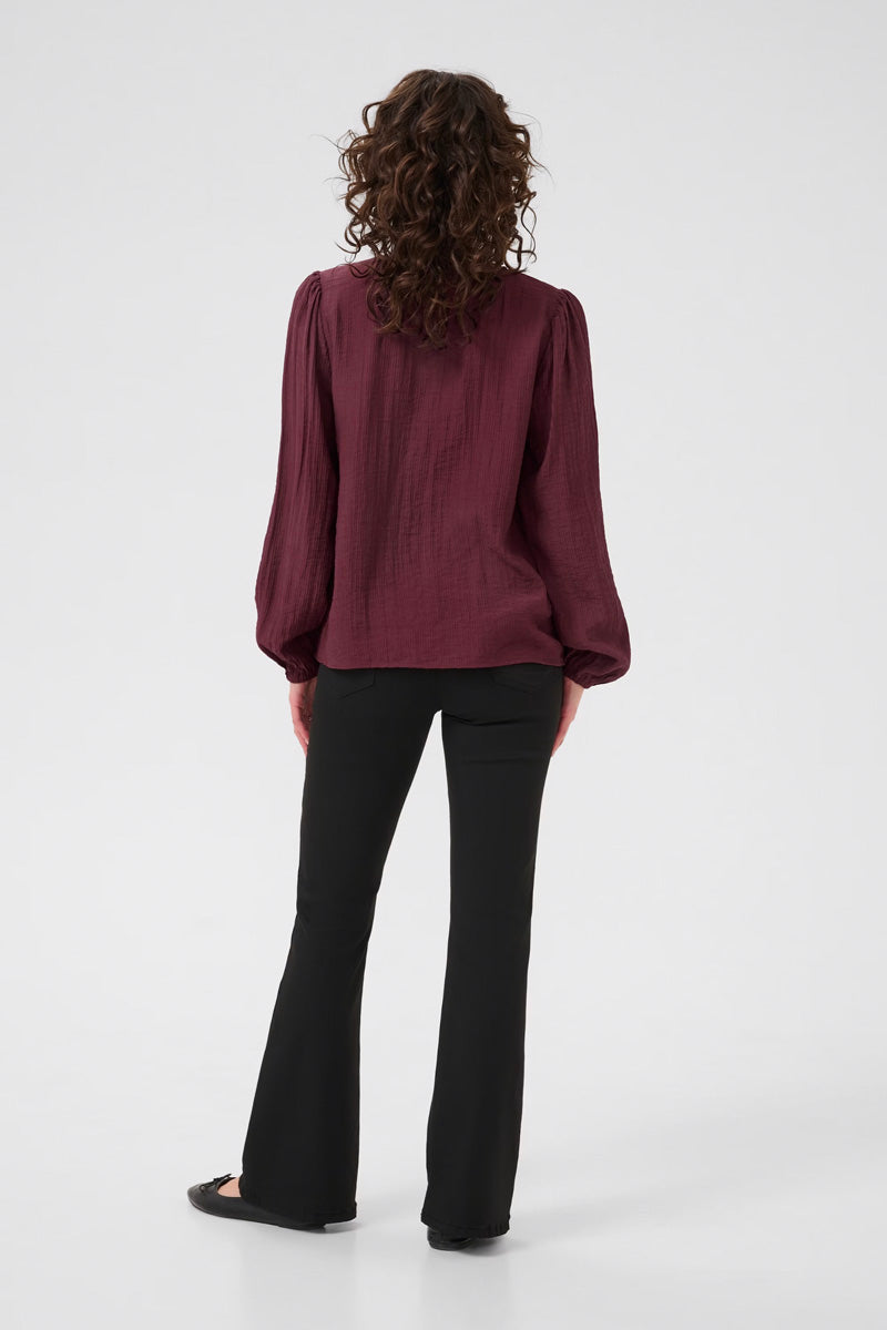 KAFFE KAvivy Blouse-Windsor Wine