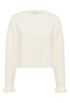 KAFFE KAcourson Cardigan-Chalk White