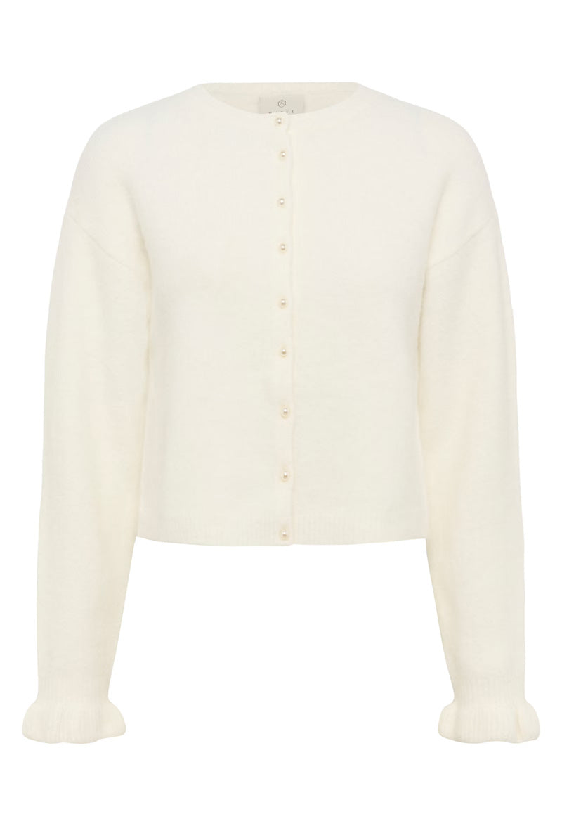 KAFFE KAcourson Cardigan-Chalk White