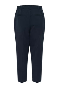 KAFFE KAheather Cropped Trousers-Midnight Marine