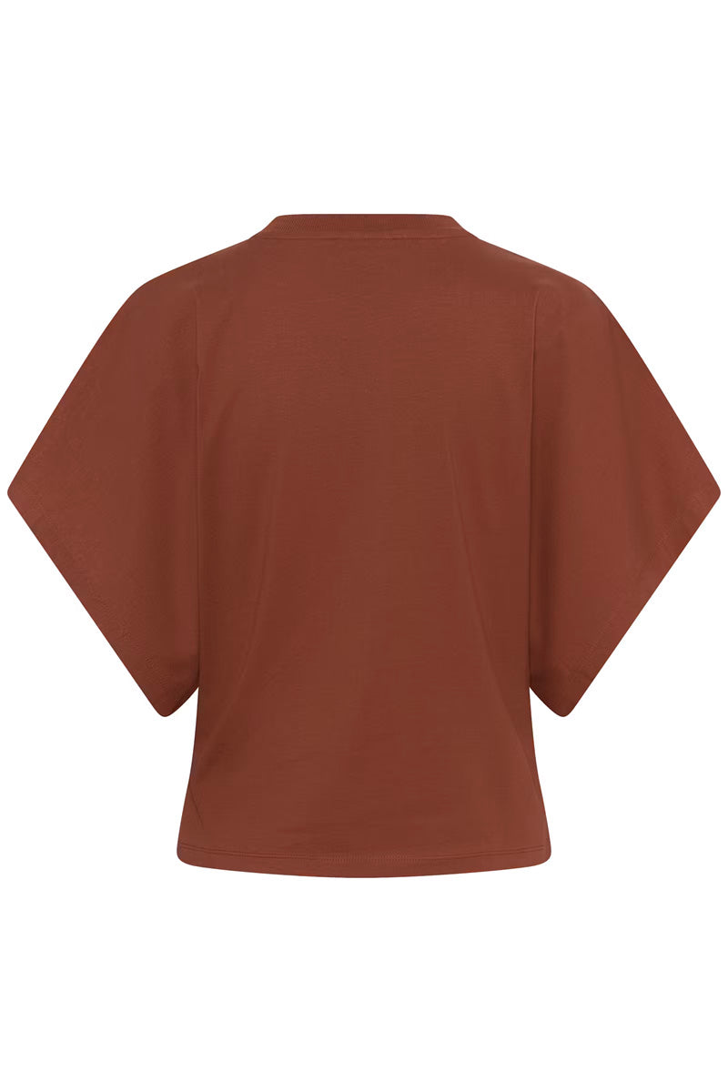 KAFFE KAstormy T-Shirt Henna