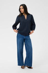 KAFFE KAbea Blouse Midnight Marine