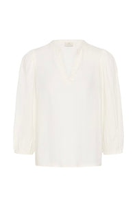 KAFFE KAmilia 3/4 SL Blouse Chalk White