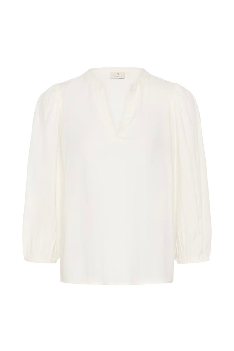KAFFE KAmilia 3/4 SL Blouse Chalk White
