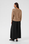 KAFFE KAniel V Neck Pullover Toasted Coconut