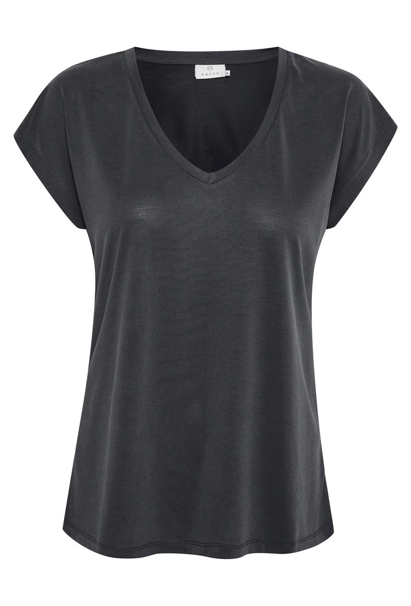 KAFFE KAlise T-Shirt Washed Black