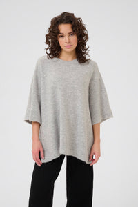 KAFFE KAniel Pullover Light Grey Melange