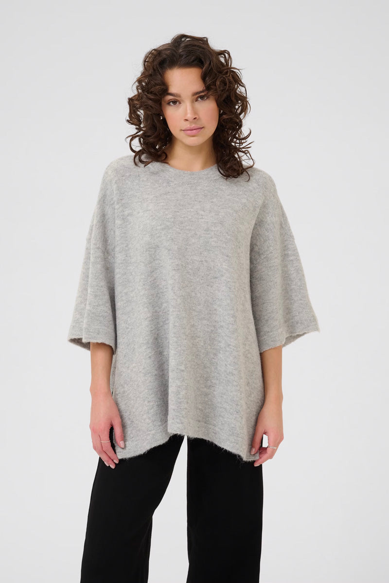 KAFFE KAniel Pullover Light Grey Melange