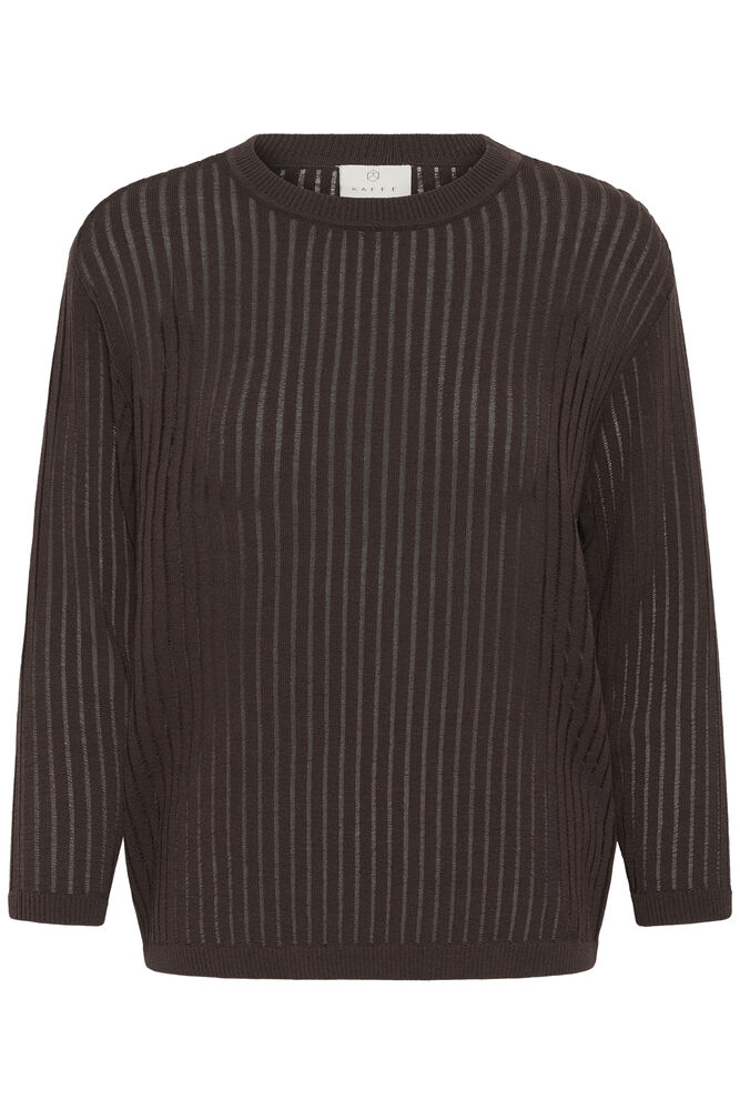 KAFFE KAabalina Knit Pullover Coffee Bean