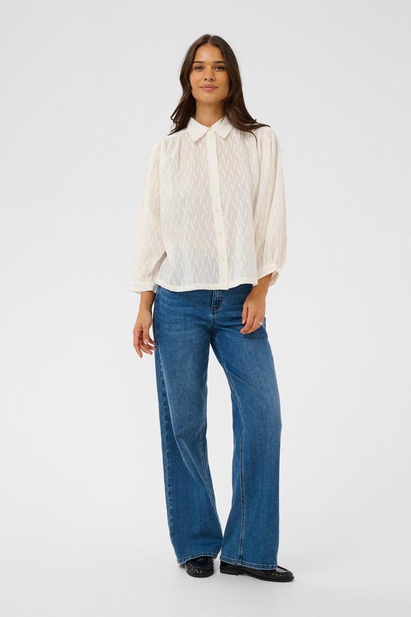 KAFFE KAgabriela Shirt-Chalk White